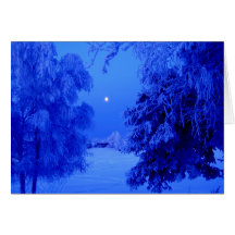 Christmas in Alaska Greeting Cards