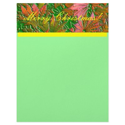 Christmas in Autumn - Letterhead by bontondesigns