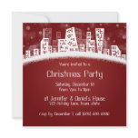 Christmas In The City Party Invitations