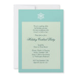 Christmas Invitation Elegant & Simple Snowflake
