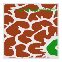 Christmas Invitation Red & Green