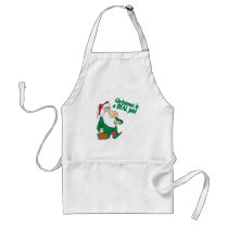christmas is a real job santa in suit apron