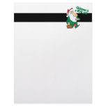 christmas is a real job santa in suit letterhead template