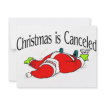 Christmas Is Cancelled Drunk Santa Announcement