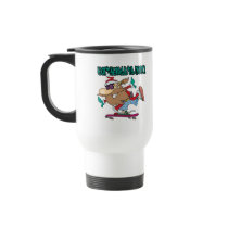 christmas is cool ghetto skater skateboarder santa mugs