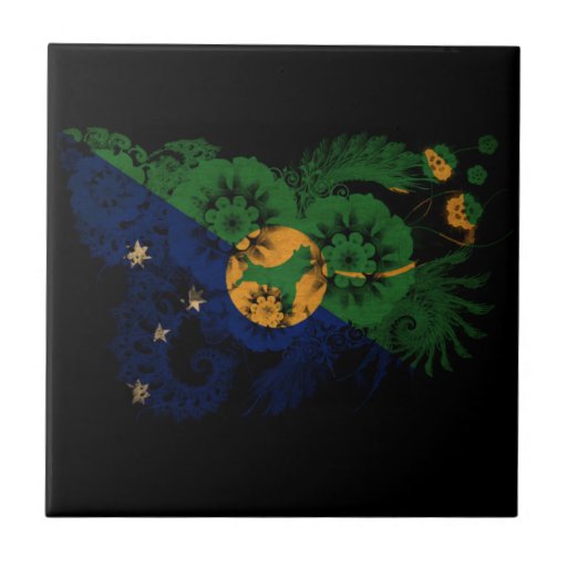 Christmas Island Flag Ceramic Tiles