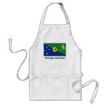 Christmas Island flag chef apron
