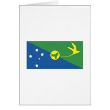 Christmas Island Flag Greeting Cards