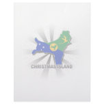 Christmas Island Flag Map 2.0 Letterhead Template