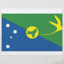 Christmas Island Flag Personalized Flyer