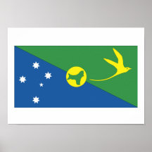 Christmas Island Flag Print