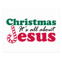 Christmas - It's all about Jesus Post Cards