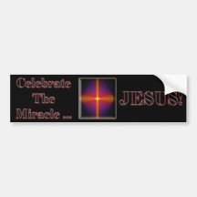 Christmas Jesus Bumper Sticker