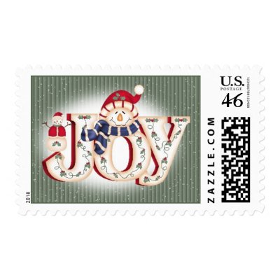 Christmas Joy Stamps by mousearte