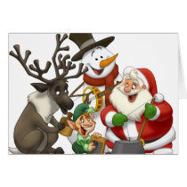 Christmas Jug Band Card (Blank Inside)