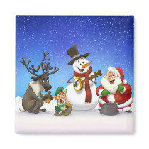 Christmas Jug Band Magnet