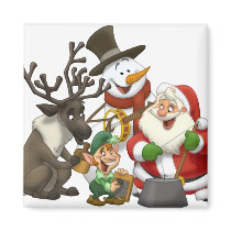Christmas Jug Band Magnet