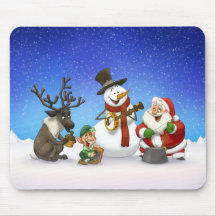Christmas Jug Band Mousepad
