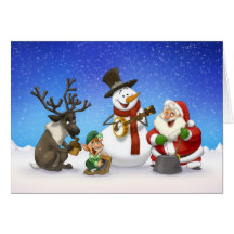 Christmas Jug Band Note Card