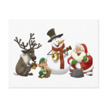 Christmas Jug Band Postcard
