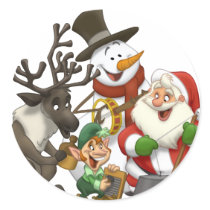 Christmas Jug Band Stickers