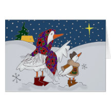 Christmas Kachka (Duck) Ukrainian Folk Art Cards