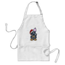 Christmas Kawaii Blue Heeler Apron