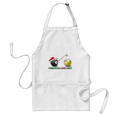 Christmas Kiss Shot apron by Satori_Design