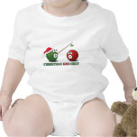 Christmas Kiss Shot infant wear Romper