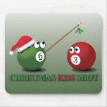 Christmas Kiss Shot mouse pad