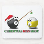 Christmas Kiss Shot mouse pad