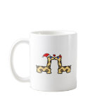 Christmas Kissing Giraffes mugs