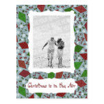 Christmas Kites, photo postcard