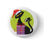 Christmas Kitty Pins