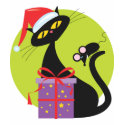 Christmas Kitty  T-Shirt
