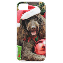 Christmas - LabraDoodle - Harley iPhone 5 Cases