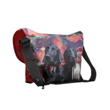 Christmas - Labrador - Banjo and Boomer Courier Bags
