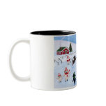 Christmas Labrador Fun Painting Mugs