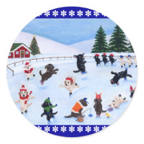 Christmas Labrador Fun Painting