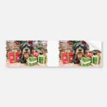 Christmas - Labrador X - Augie Bumper Stickers