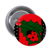 Christmas Lady-bug Pins