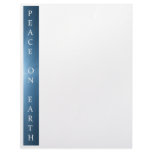 Christmas Letter Paper - Peace on Earth Design Letterhead Design
