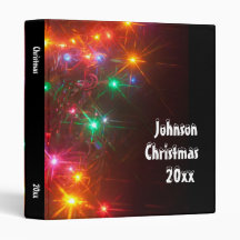 Christmas Light Memory Binder