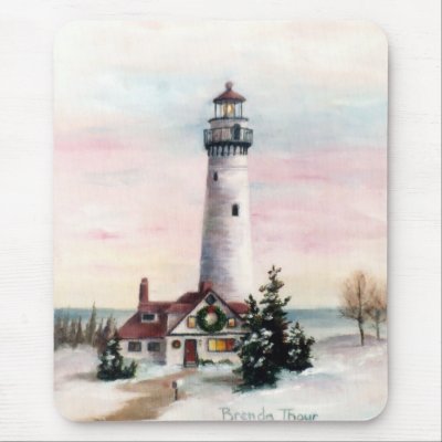 Christmas Light Mousepad by bmthour