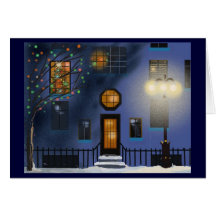 Christmas Lights Greeting Card
