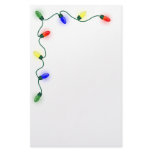 Christmas Lights Stationery
