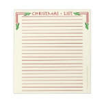 Christmas List (Notepad)
