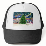 Christmas Magic Cairn Terrier 5 Trucker Hats