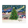 Christmas Magic Cairn Terrier 5 Post Cards