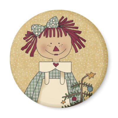 Christmas Magnets: Simple Joys Annie by HissyFitGifts